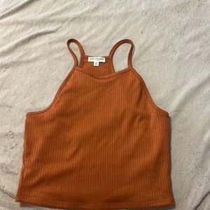 Earthbound brown cropped tank top